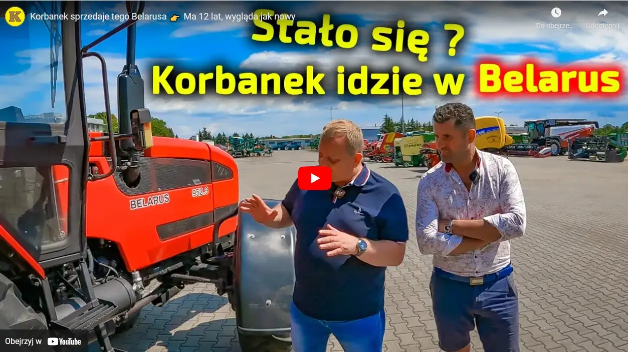 Używane ciągniki Belarus