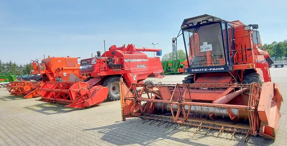 Używane kombajny zbożowe różnych marek